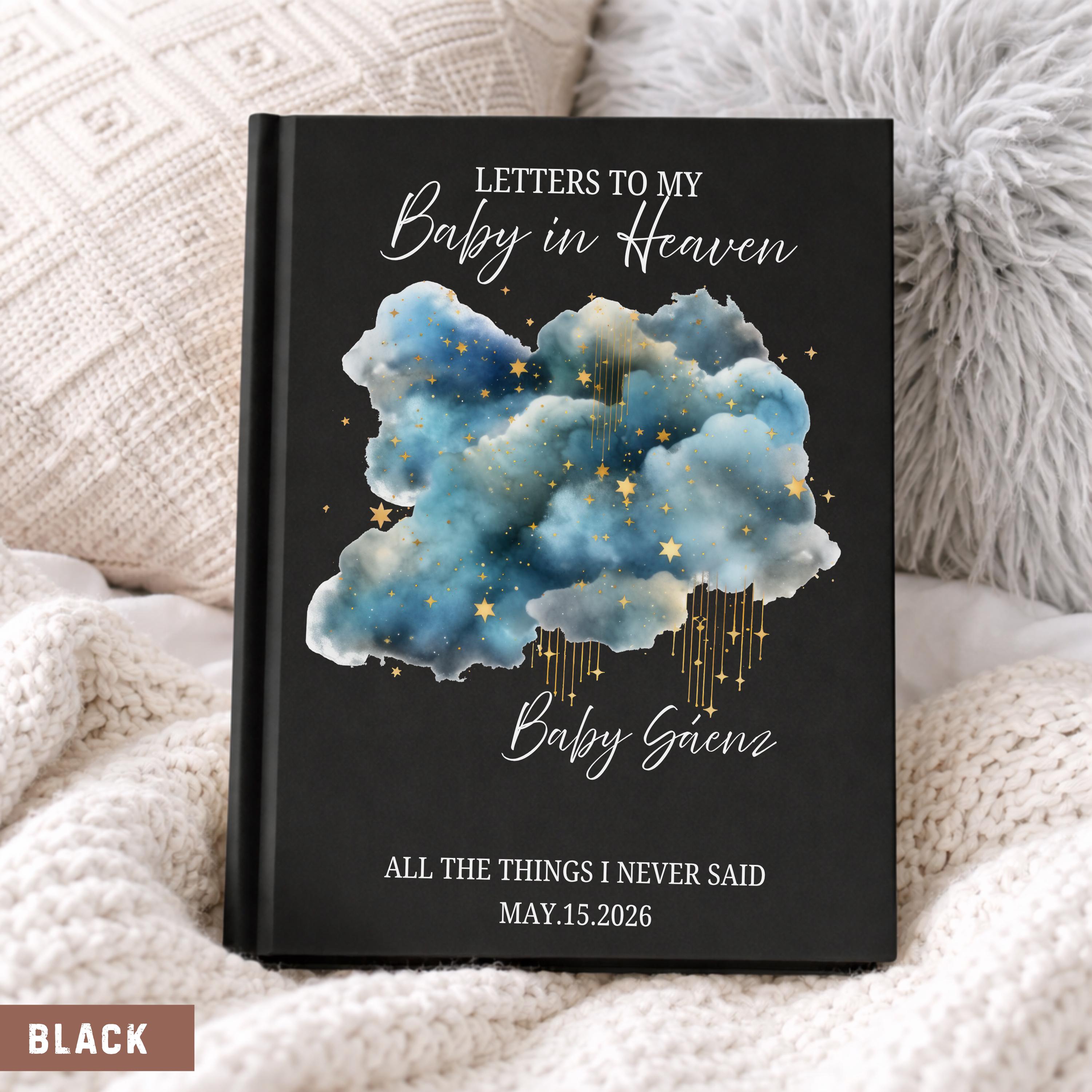 Letters to My Baby in Heaven Journal, Grief Memorial Book, Miscarriage ...