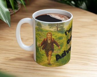 Bilbo Baggins Adventure Mug: Hobbit-Inspired Ceramic Cup