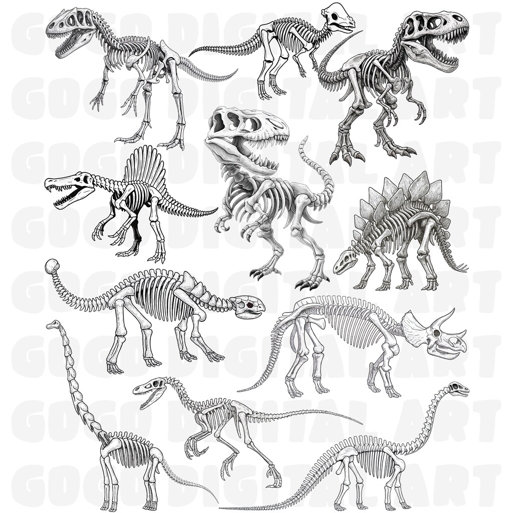 120 Scheletri Di Dinosauro In Plastica 9,4 Cm - 12 Modelli Diversi Per Scavi, Festa A Tema E Bomboniere