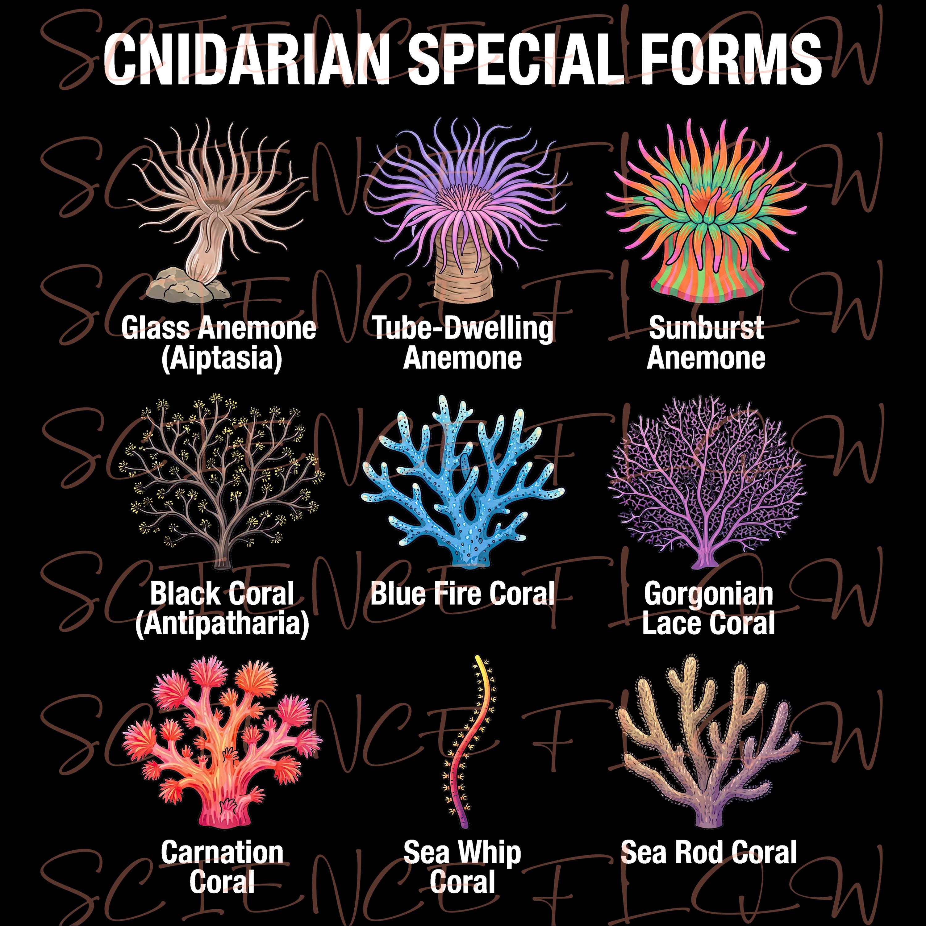 Cnidarian Special Forms PNG Design – Transparent Background | Jellyfish ...