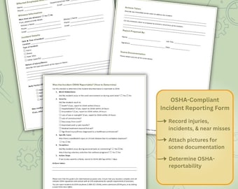 OSHA-Compliant Incident Reporting Form