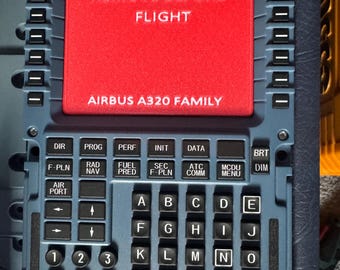 Winwing FMC MCDU Screen Dust Cover: Biodegradable PLA Flight Sim Accessory