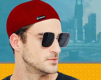 Knitted Kufi Prayer Cap | Muslim Men’s Islamic Hat