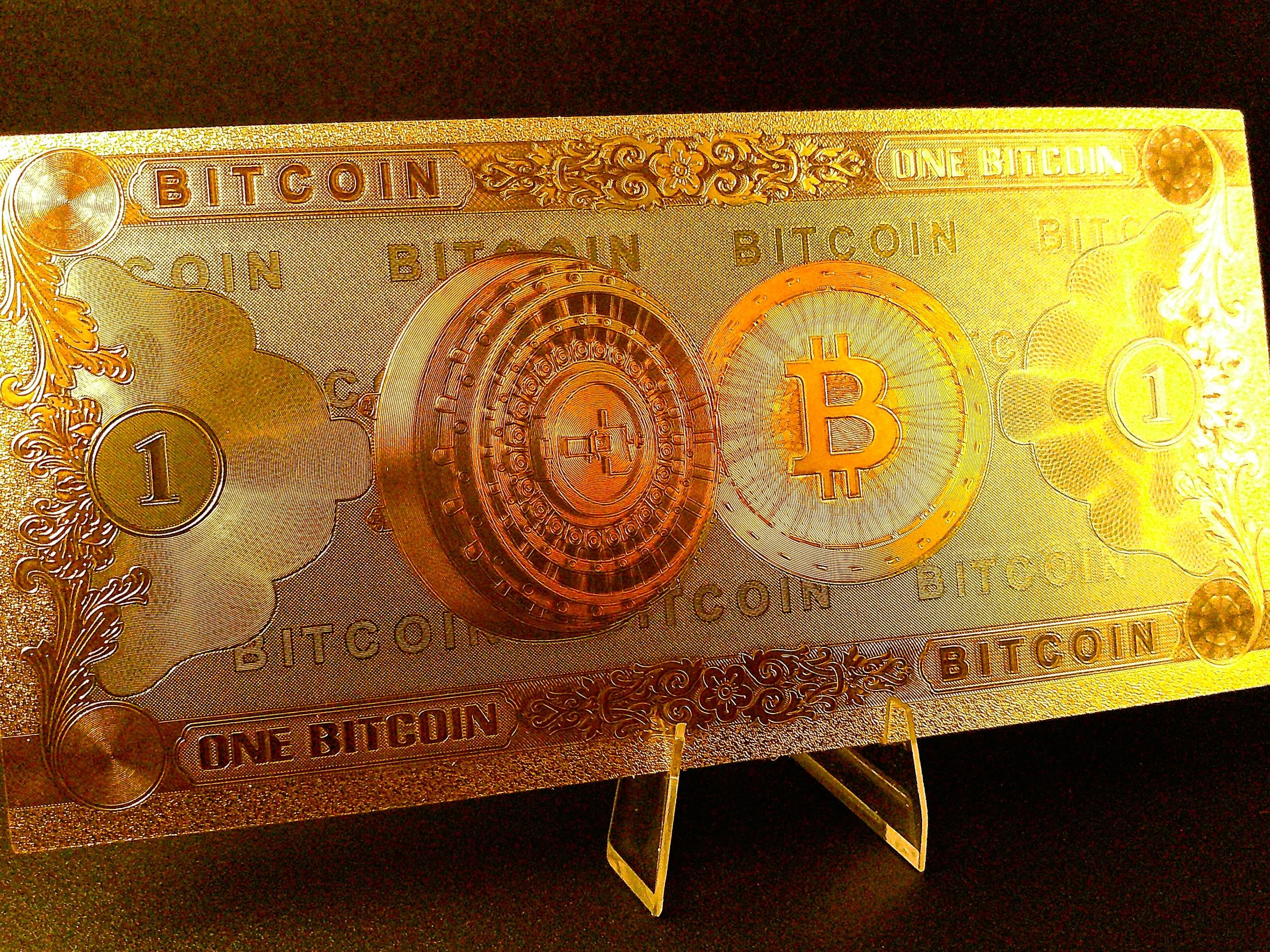 Bitcoin Gold Coin 24k - Etsy
