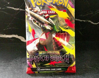 Pokémon TCG Mega Evolution - Pitch Black Booster Pack - Factory Sealed