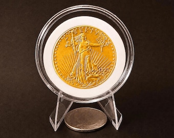 1933 Saint-Gaudens Double Eagle Style Coin Replica - (Not A Gold Coin) Collectible Display Coin - U.S. History Tribute - Unique Gift Idea
