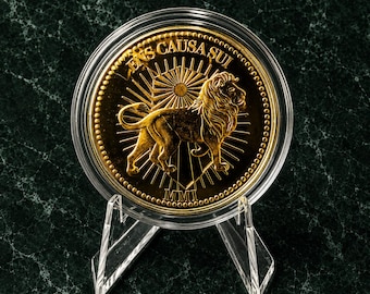 John Wick Gold Coin Replica - 24K Layered Continental Coin - Movie Prop Collectible - Display Piece - Cosplay Accessory - Gift for Fans