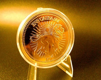 John Wick Gold Coin Replica - 24K Layered Continental Coin - Movie Prop Collectible - Display Piece - Cosplay Accessory - Gift for Fans