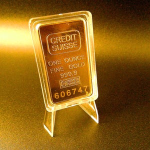 24K Gold Plated Bar – PAMP Suisse 1oz Collectible Gold Bullion Replica