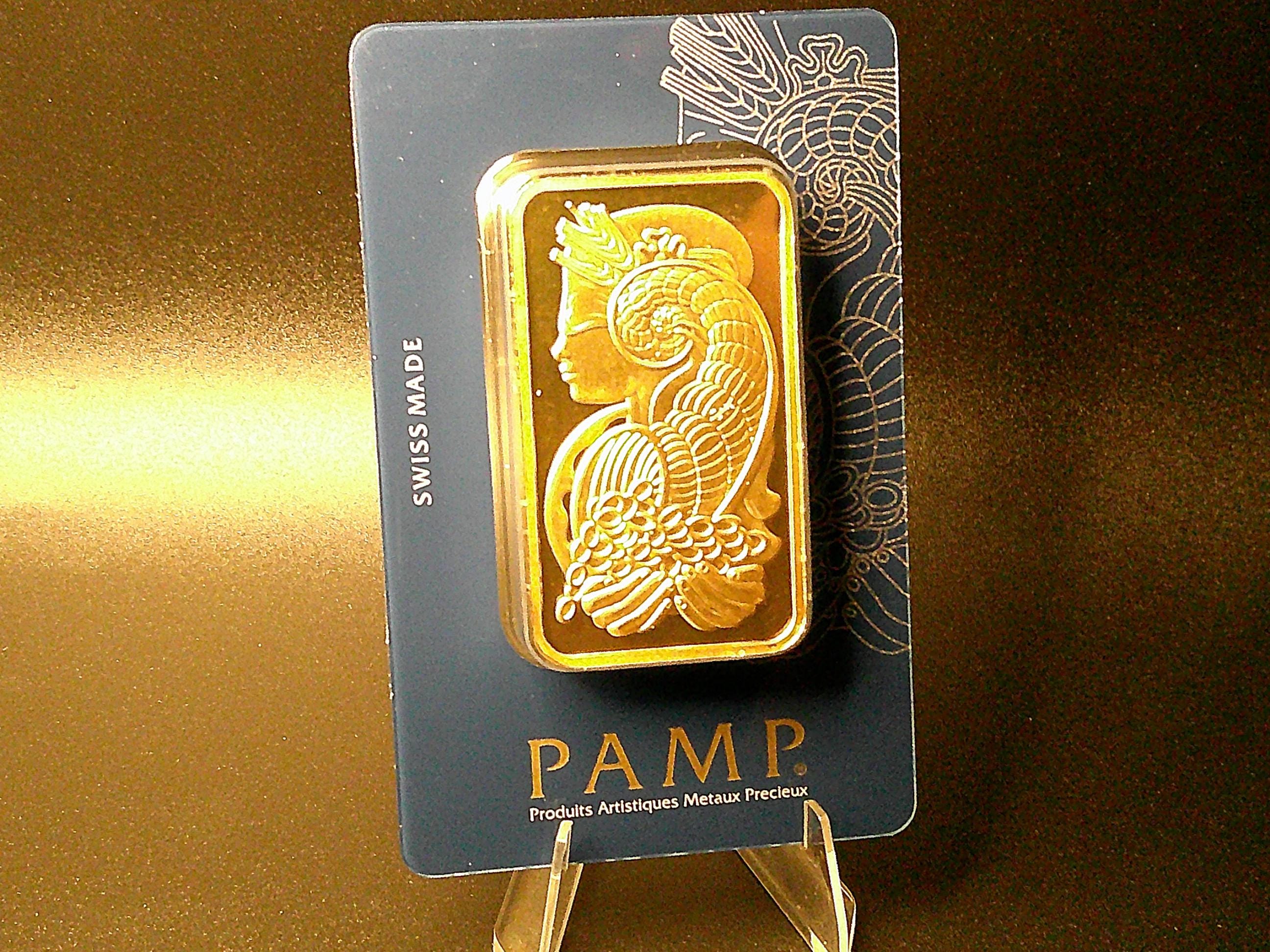 100g Gold Bar Replica (not Real Gold) – 24K Gold Plated