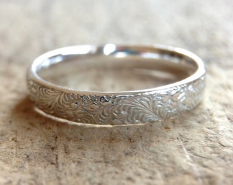 Silber Ring für Frauen, Daumen Ringe für Frauen. Silber Ehering, Ehering, Boho Schmuck, Federring, Stapelringe