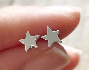 Star Earrings, Celestial Jewelry, Minimalist Earrings, Astronomy Gifts, Geometric Earrings, Constellation, Celestial Earrings, 925 Silver