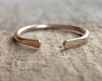 Gold Filled Ring. Thumb rings for women. Cuff Ring, Adjustable Rings For Women, Knuckle Ring, Stacking Rings Gold, 14K Gold Filled