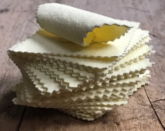 Sunshine Polishing Cloths, Jewelry Tarnish Remover, Sterling Silver, Gold, Copper, Brass (2.5"x2.5")