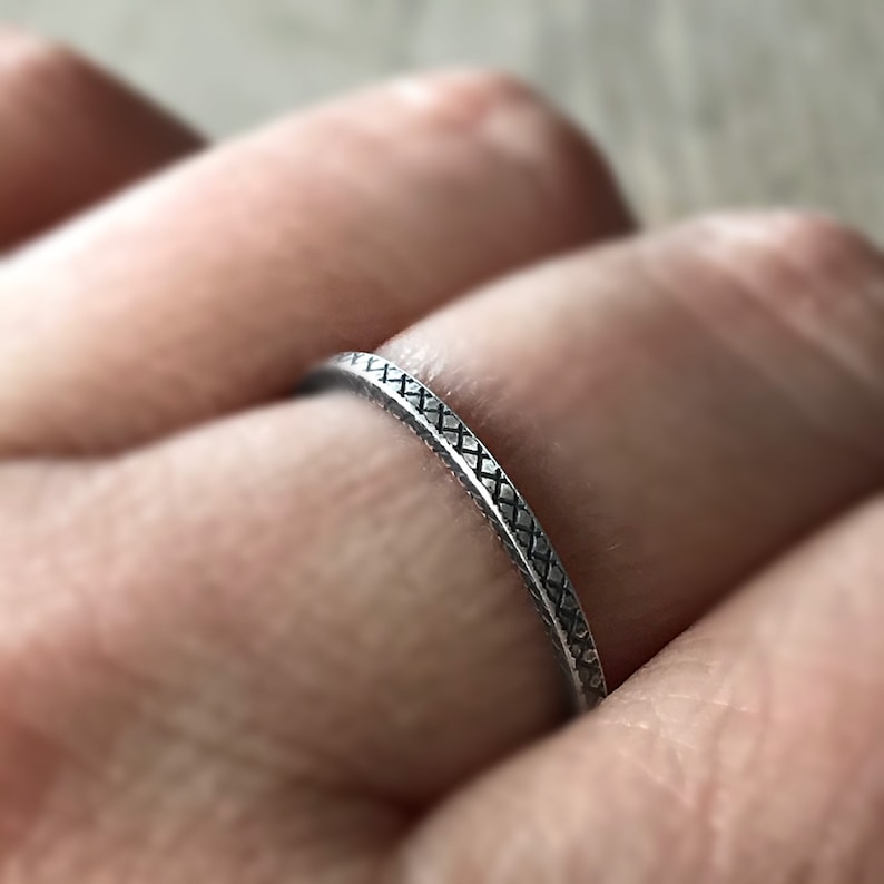 Stacking Rings Sterling Silver Ring BFF Thumb Rings For Women Gifts For Her Sister Gift Geometric Ring