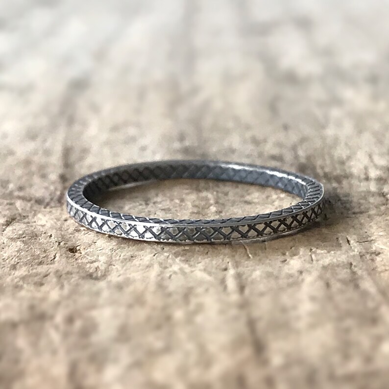 Stacking Rings Sterling Silver Ring BFF Thumb Rings For Women Gifts For Her Sister Gift Geometric Ring