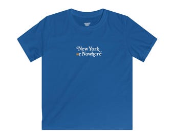 ORIGINAL: Custom Knicks Kids Shirt | Snoopy Basketball Tee | New York Or Nowhere Shirt | NYC Kids Streetwear | Basketball Fan Gift