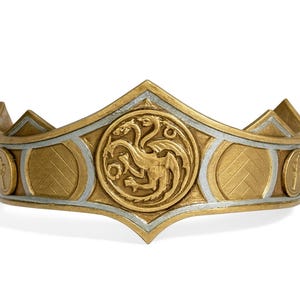 Rhaenyra Targaryen Crown | GOT Cosplay Prop | 3D Printed Fantasy Tiara