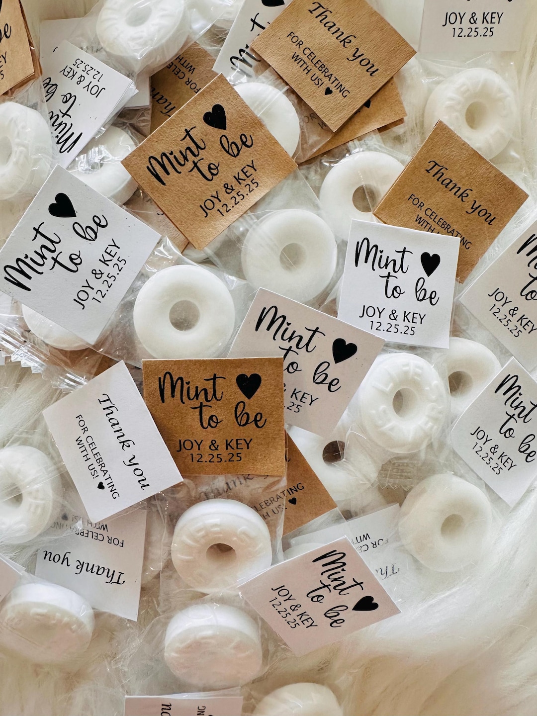 FREE SHIPPING - Personalized Wedding Mint Favors | Mint to Be Bridal ...