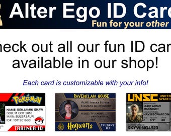Custom Pokemon Trainer ID Card - Personalized Cosplay Gift - Etsy