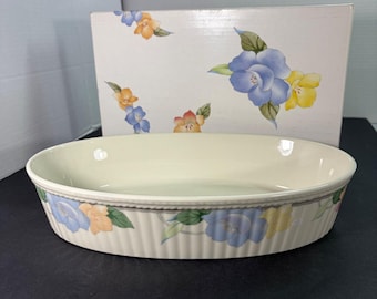 Mikasa Garden Poetry Bake & Serve Oval Baker Ultra Keramikbox UP154