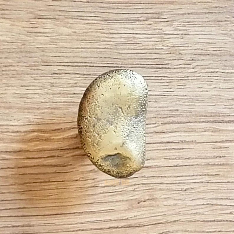 solid brass knobs, each featuring a beautifully unique organic texture. These knobs boast an artisanal, sculptural design that brings a touch of character and charm to modern kitchens, custom furniture, and stylish cabinetry. Crafted from high-quality solid brass, they’re not just built to last; they also add a luxurious feel with their natural golden patina.

brass door handle,
handcrafted handle,
cabinet pull,
solid brass knob,
decorative handle,
antique hardware,
cabinet handle,