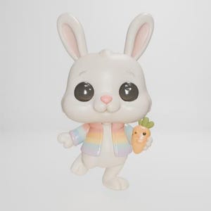 Digital 3D Rabbit “CarrotCutie”