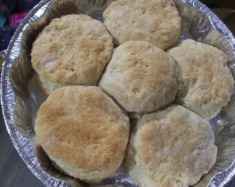 Buttermilk Biscuits  Large Made To Order 1/2 Dozen Or 1 Dozen San Antonio PICK-UP ONLY
