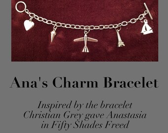 cartier charm bracelet fifty shades freed