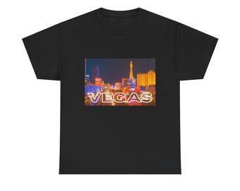Las Vegas Vintage Vibe Tee, Casual Wear, Travel Souvenir, Gift for Gamblers, Fun Night Out Shirt, Las Vegas Apparel