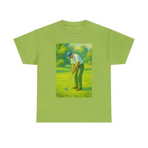 Golfing Inspiration Unisex Heavy Cotton Tee, Golf Shirt, Sports Apparel, Casual Wear, Gift for Golf Lovers, Outdoor T-Shirt