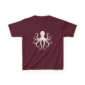 Ocean Inspired Kids Tee, Cute Octopus Graphic T-Shirt, Fun Summer Wear, Nautical Gift for Kids, Sea Creature Shirt