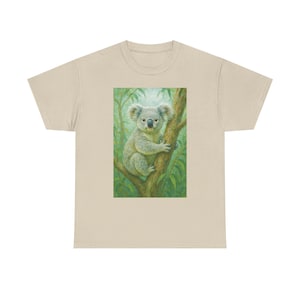Cute Koala T-Shirt, Cute Animal Tee, Gifts for Nature Lovers, Eco-Friendly Shirt, Unisex Gift for Animal Lovers