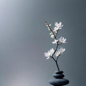 Zen Samurai Kunstdruck, Krieger-Wanddekor, japanisches ästhetisches Plakat, Motivations-Kampfkunstwerk, minimalistisches druckbares Dekor, Achtsamkeit.