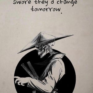 Arte murale del guerriero samurai • Stampa del codice Bushido • Poster motivazionale Zen. Decorazione marziale giapponese • Ispirazione stoica per la casa o l'ufficio •