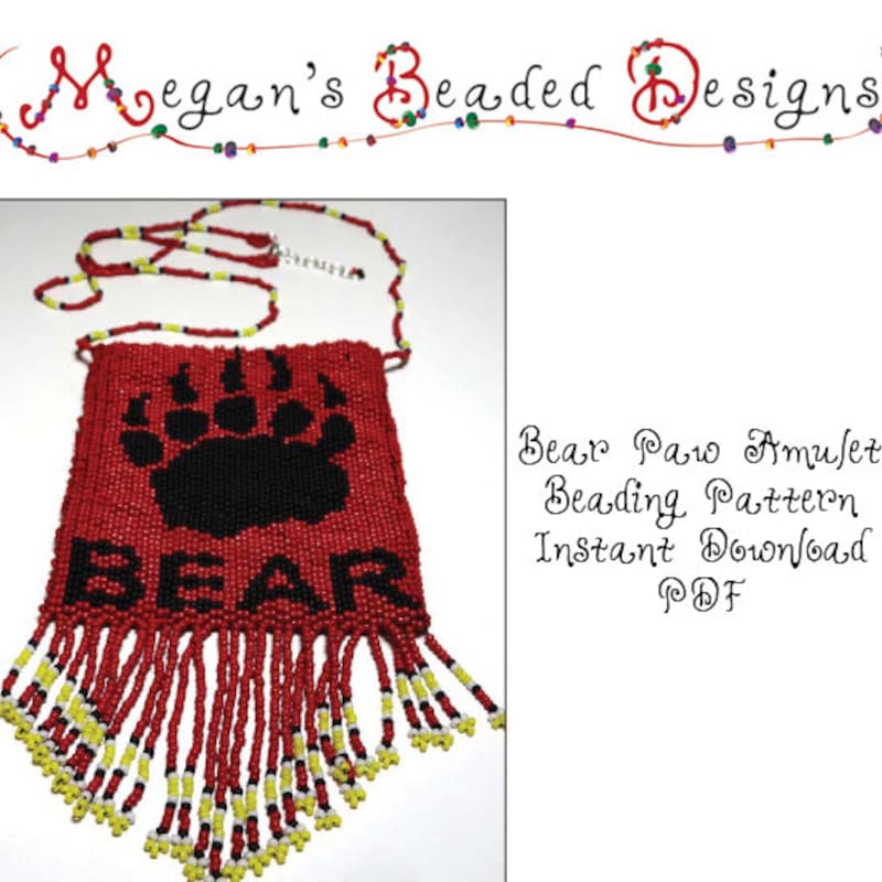Bear Paw Beading Patterns - Etsy