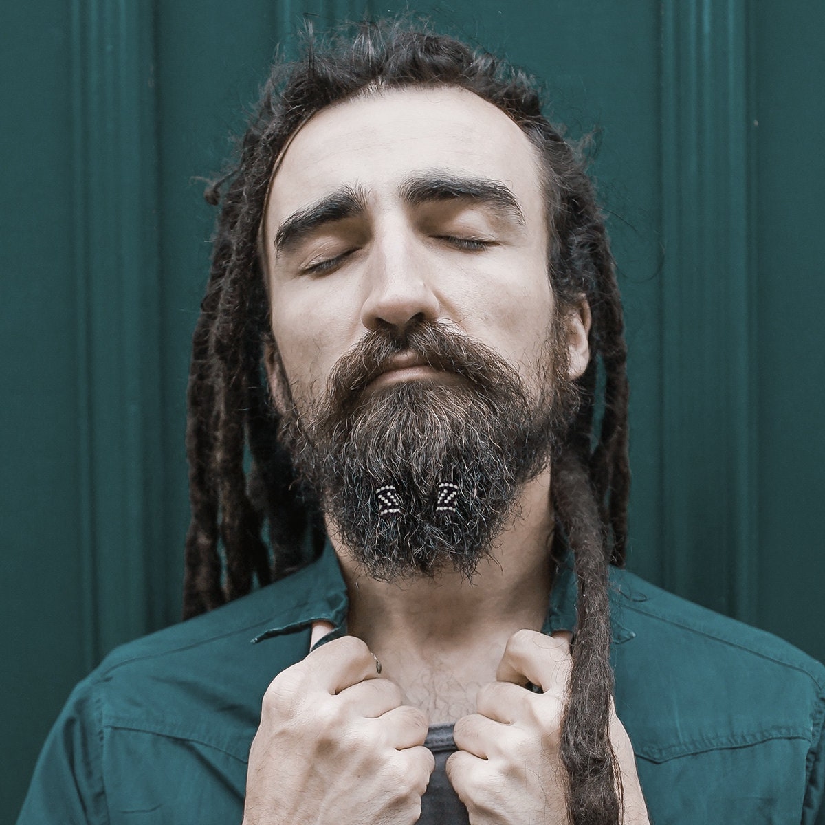 Gray and Black Beard Beads or Braided Hair Accessories Etsy