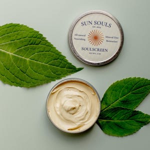 New *For Men and Those with sensitive skin* Unscented - Organic Mineral Sunscreen: Non-Nano Zinc with Organic and Nourishing Oil from Nature