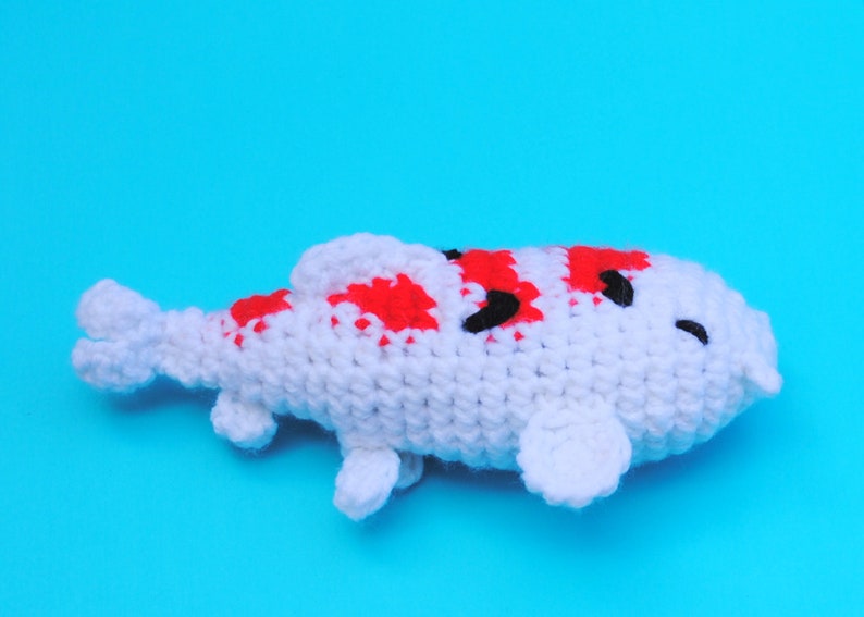 Sanke Koi Fish fish keeping gift realistic animal toy crochet toy