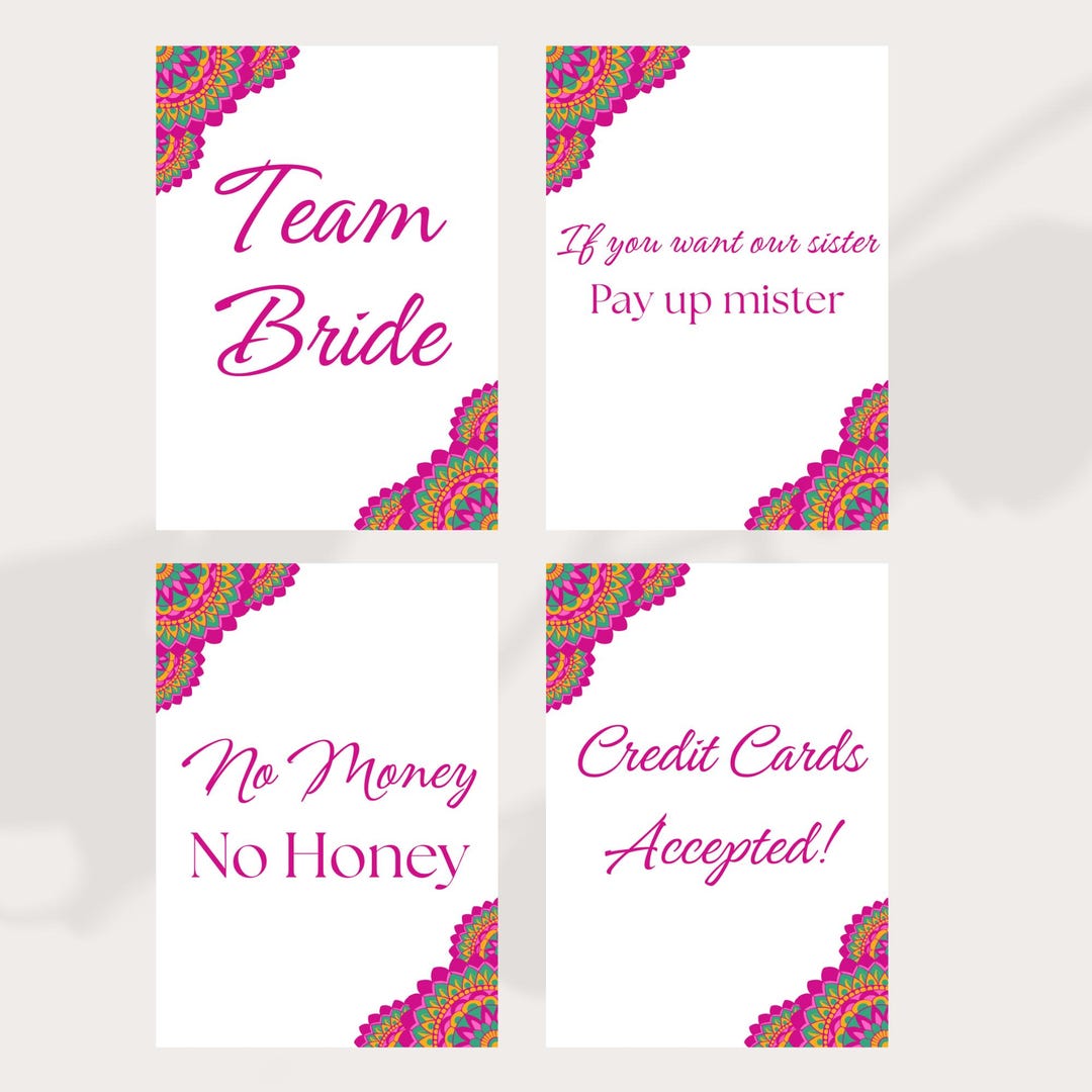 Wedding Gate Signs | Bride Gate Signage | Indian Wedding Gate Signs for ...