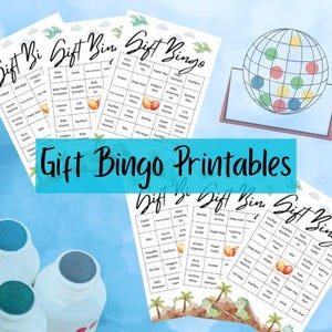 Dinosaur Gift Bingo Baby Shower Game