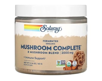 Mushroom Blend, 8 Complete Mushrooms 2000mg  Solaray