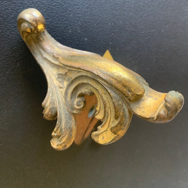 Antique Brass Clock Feet Etsy