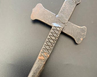 Heavy Steel/Metal Cross Key - Winder Key - Gothic Hardware