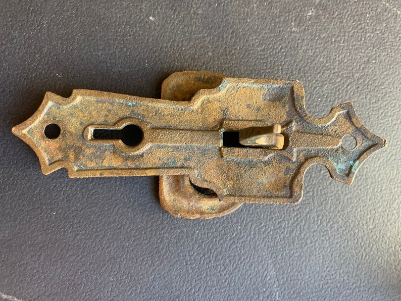 Antique Eastlake Bronze Ice Box Door Latch eddy & Sons Boston Etsy