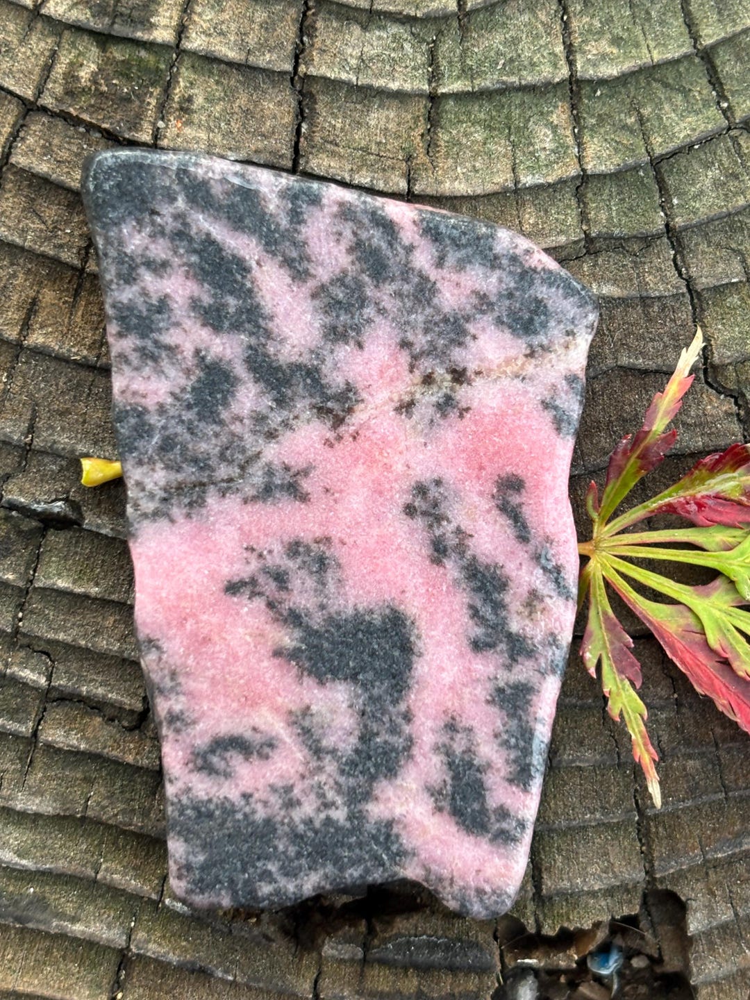 Rhodonite California Slab - Medallion - Slab - Freeform Cab - Rough ...