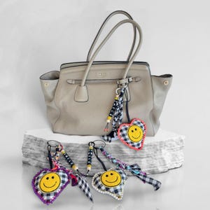 Bag charm / Bag charm / Smile key ring