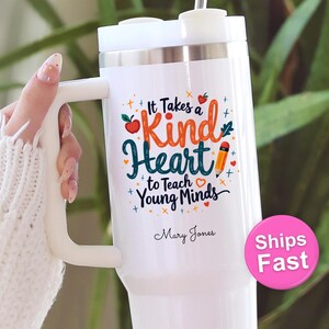 Teacher Tumbler Personalized, Teacher Appreciation Tumbler, Teacher Appreciation 40oz Tumbler, Teacher Gifts Personalized Tumbler