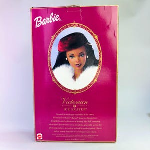 1996 Barbie Victorian Ice Skater African American Doll – Special Edition – Mattel #17602