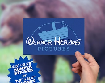 Werner Herzog Bilder Aufkleber | Auto Magnet, Filmfan Geschenk
